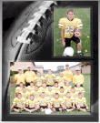 SM-1004 Black & White Football Memory Mate (Pkg. of 100)